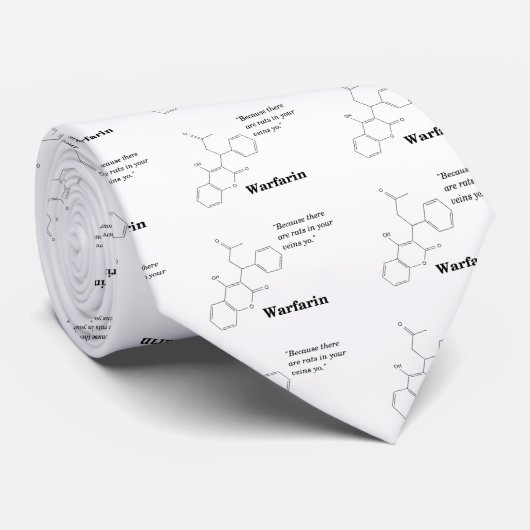 ワルファリン(より薄い血) ネクタイ (ロール)