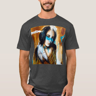 ワルペイント先住民アメリカンアートティム・ミクロ Tシャツ