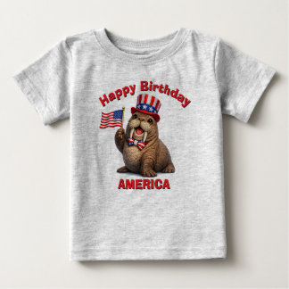 ワルラス (5z) 愛国少年Tシャツ ベビーTシャツ