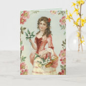 ワルリカの乙女 カード (黄色い花)