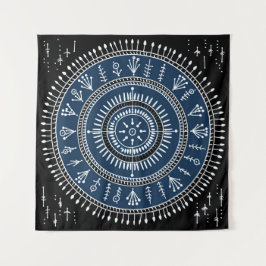 ワルリ部族芸術 タペストリー