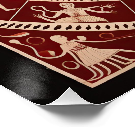 ワルリ部族芸術 ポスター (コーナー)