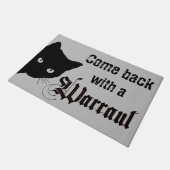 ワル来トドアマット付きバック ドアマット (アングル)