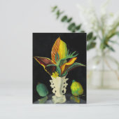 ワル葉トンの花瓶の中の素晴らしアール絵画ズ ポストカード (スタンド正面)