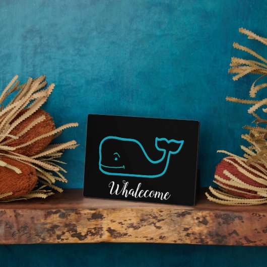 ワレコムクジラ フォトプラーク (側面)