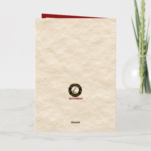 ワレスステーグ&ロビンタータンチェック パーソナライズされた シーズンカード (裏面)