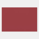 ワレスレッドスコティッシュクランタータンチェック ラッピングペーパーシート (正面3)