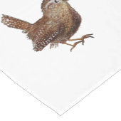 ワレン鳥が大きく美しい歌を歌う ショートテーブルランナー (コーナー)