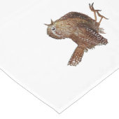 ワレン鳥が大きく美しい歌を歌う ロングテーブルランナー (コーナー)