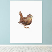 ワレン鳥(トロッグロディテス) キャンバスプリント (インサイチュ (ウッドフロア))