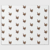 ワレン鳥（トロッグロディテス） ラッピングペーパー (フラット)