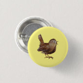 ワレン鳥（トロッグロディテス） 缶バッジ (正面&裏面)