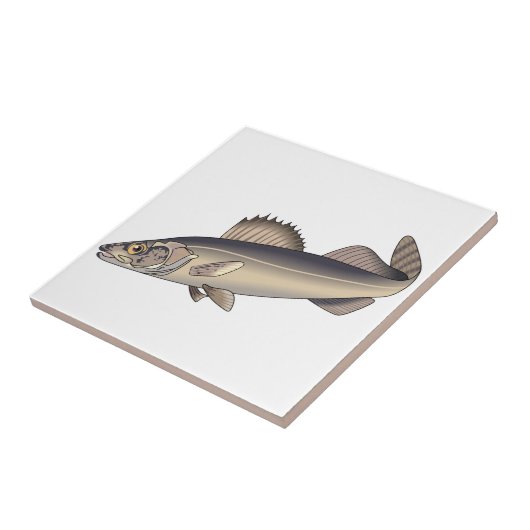 ワレーの魚 タイル (側面)