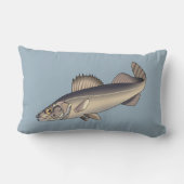 ワレーの魚 ランバークッション (裏面)