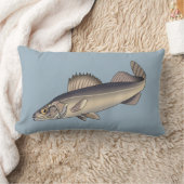 ワレーの魚 ランバークッション (ブランケット)