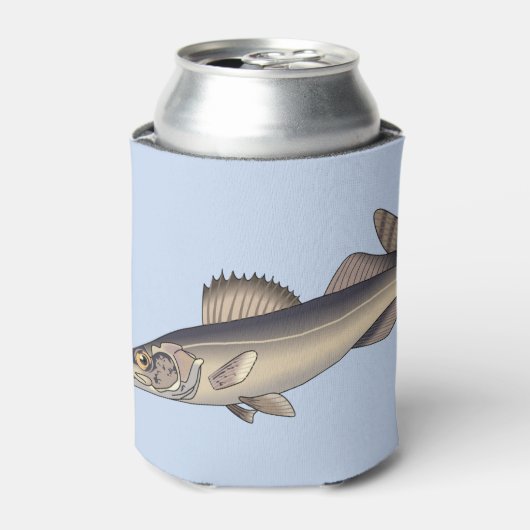 ワレーの魚 缶クーラー (缶正面)