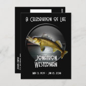 ワレーユウゴイ釣り 命の喜び ポストカード (正面/裏面)