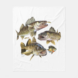 ワレー帽を跳ね上げる フリースブランケット