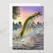 ワレー帽を跳ね上げる 招待状 (正面/裏面)