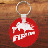 ワレー目の魚 キーホルダー (正面)