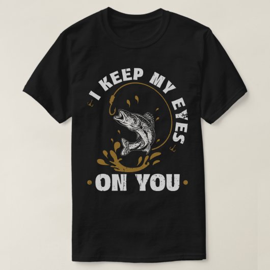 ワレー魚釣りルズフィッシャーマン Tシャツ (デザイン正面)