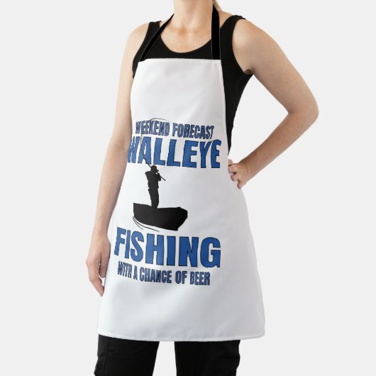 ワレー魚釣りワレー魚釣りとビール エプロン (インサイチュ)