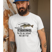 ワレー魚釣り引用文スポーツホビー魚釣りロッド Tシャツ