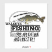 ワレー魚釣り引用文スポーツメンズアウトドアフィッシュ シール (シート)