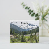 ワロウア威厳のあるマウンテンズオレゴン ポストカード (スタンド正面)