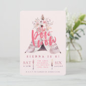 ワワワティーピー誕生パーティー招待状 招待状 (スタンド正面)