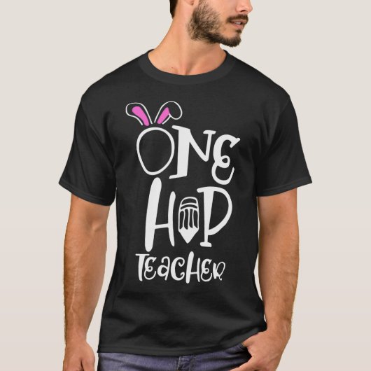 ワンお尻先生バニーイヤーイースタースクール学生ギ Tシャツ (正面)