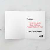 ワンちゃんから母の日のプレゼント　リラックスタン フレンチブルドッグ カード (内部)