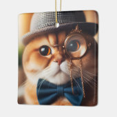 ワンちゃん姿の猫 セラミックオーナメント (左)