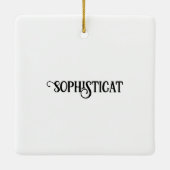 ワンちゃん姿の猫 セラミックオーナメント (裏面)