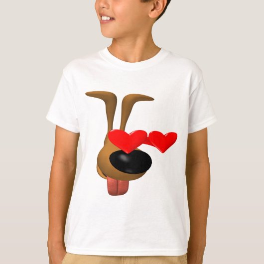 ワンちゃん恋Tシャツ&ギフト Tシャツ (正面)