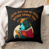 ワンちゃん犬の耳のユーモアを書く クッション (ブランケット)
