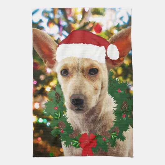 ワンちゃん達に喜ぶ キッチンタオル (縦)