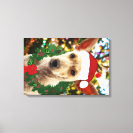 ワンちゃん達に喜ぶ キャンバスプリント