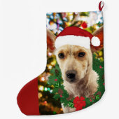 ワンちゃん達に喜ぶ ラージクリスマスストッキング (裏面)