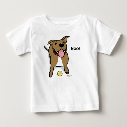 ワンちゃん ベビーTシャツ (正面)