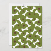 ワンちゃん 招待状 (裏面)