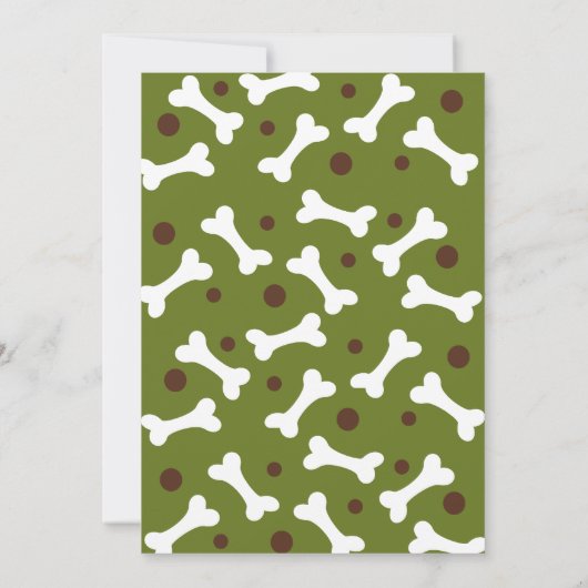 ワンちゃん 招待状 (裏面)