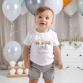 ワンと掘る建築Tシャツ ベビーTシャツ