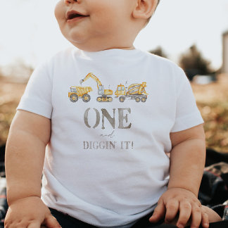 ワンと掘る建築Tシャツ ベビーTシャツ