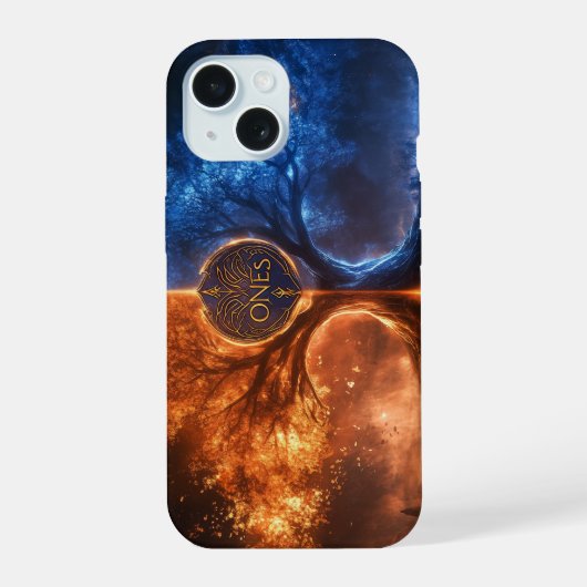 ワンの木 iPhone 15ケース (裏面)