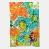 ワンよくはしゃぐキッチンタオル キッチンタオル (縦)