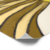 ワンアイドレモン顔 | AIアートポスター ポスター (角)