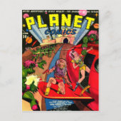 ワンアイ・モンスターズの戦い宇宙 ポストカード (正面)