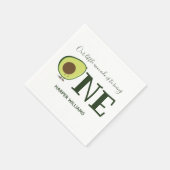 ワンアボカドベビーファースト誕生日 スタンダードカクテルナプキン (角)