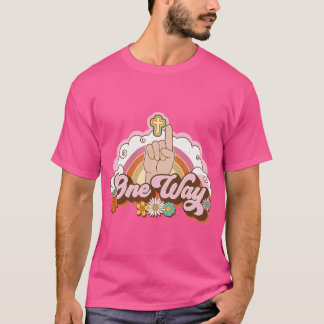 ワンウェイイエズイエス革命リバイバル Tシャツ